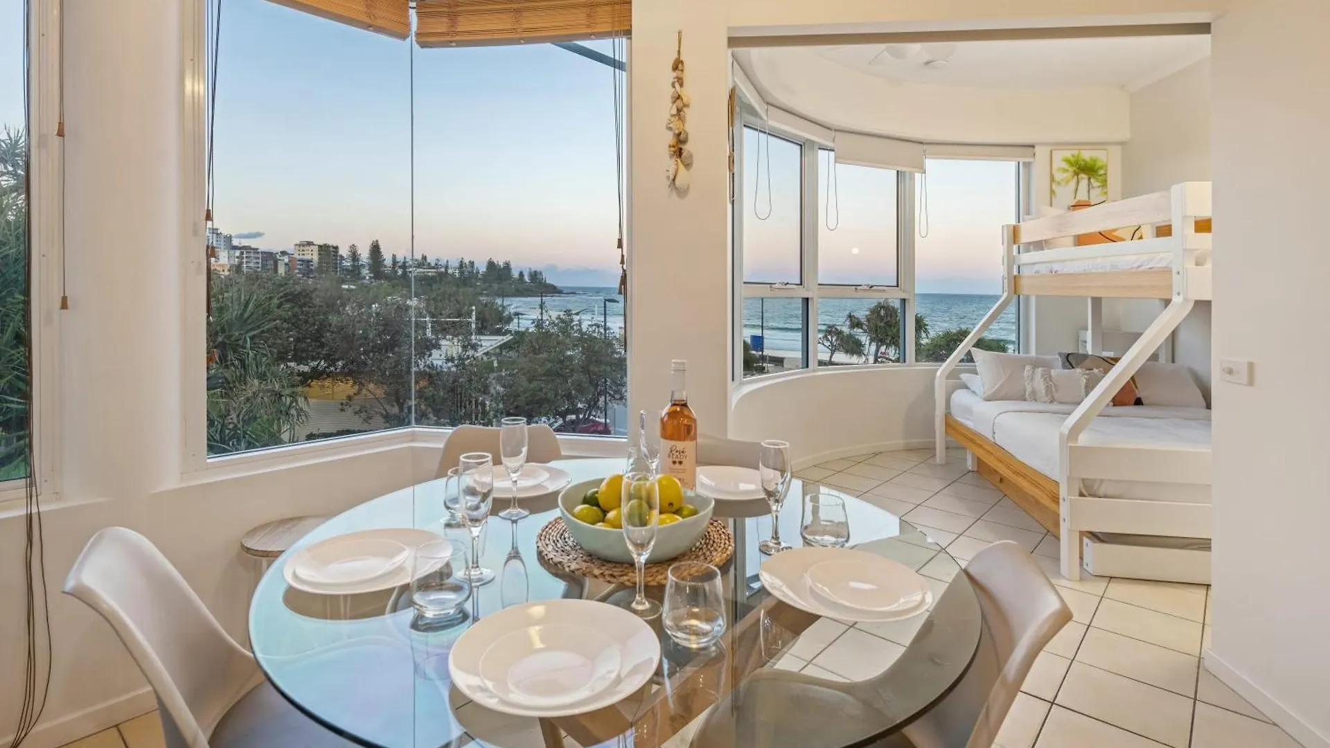 Oceanfront Views At Rolling Surf Resort Caloundra